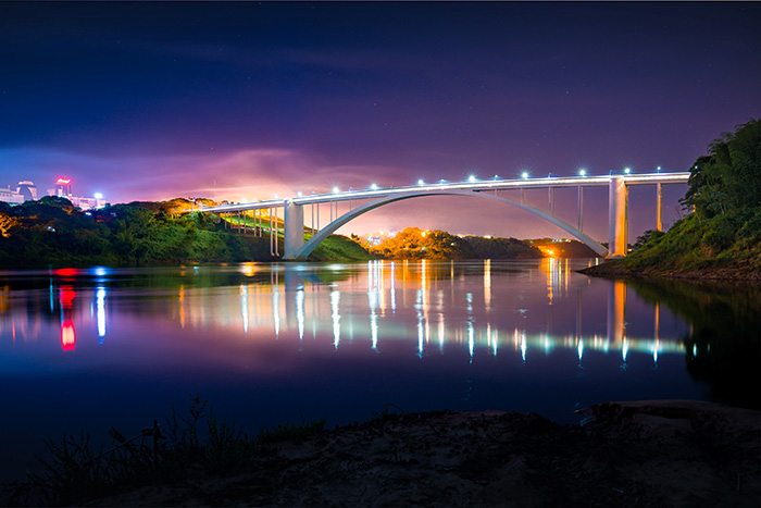 Puente de la Amistad entre Brasil y Paraguay